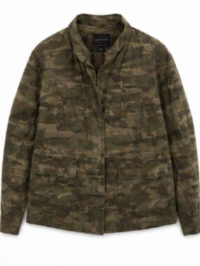 Sanctuary Olive Camouflage Field Jacket